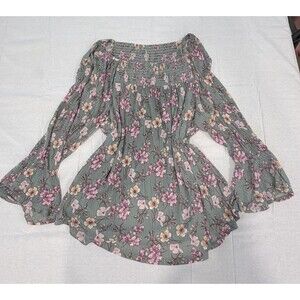 Cato Sage Green Floral Blouse Top Women’s Plus Size 18/20W 2X